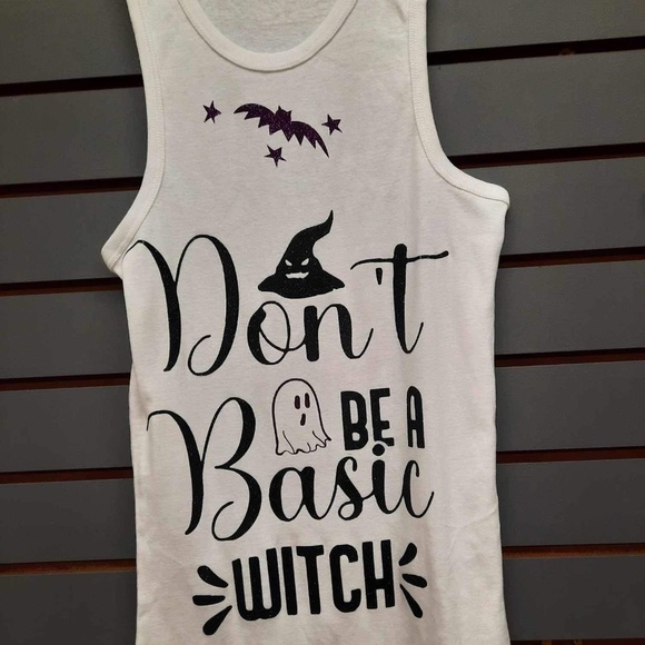 “Don’t be a basic witch” custom tank top - Picture 1 of 1
